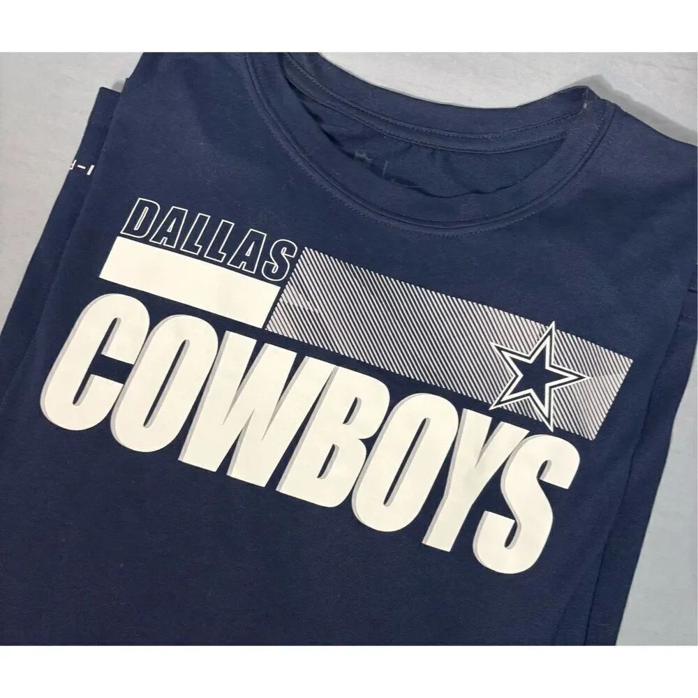 Dallas Cowboys Nike The Nike Tee Dri-Fit Athletic Cut T-Shirt Men's Size XXL NFL